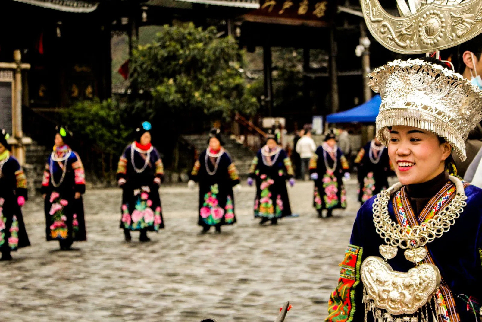 Miao cultural celebration in Guizhou, China
